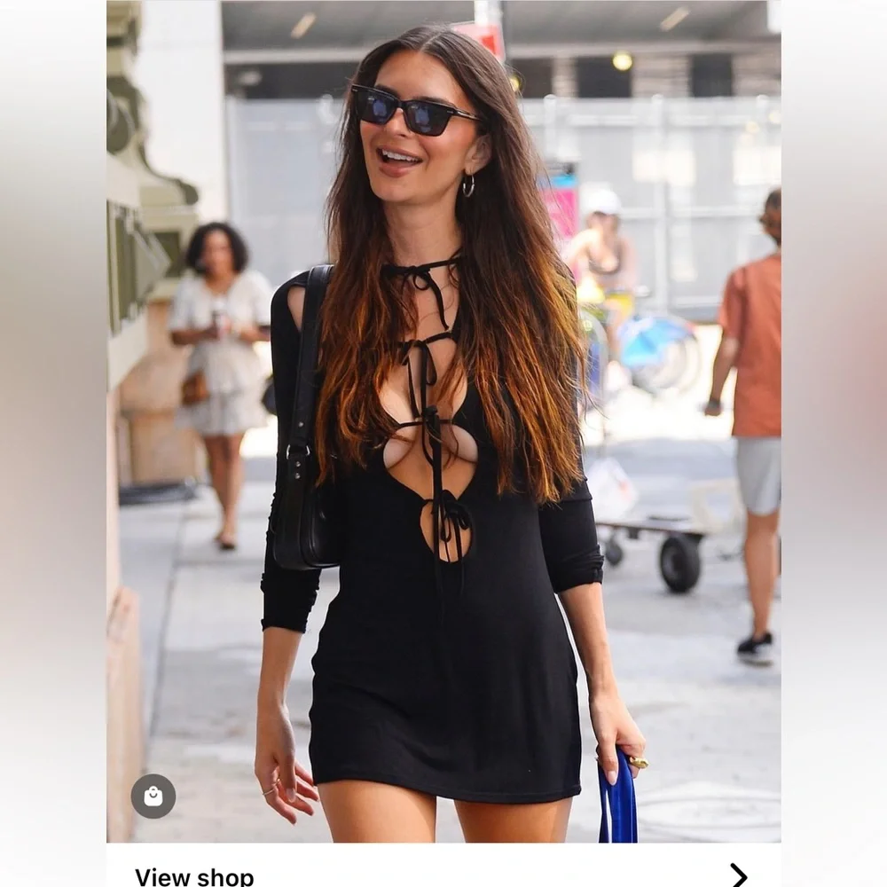 With Jean Midnight Dress in Black - Picture 7 of 10